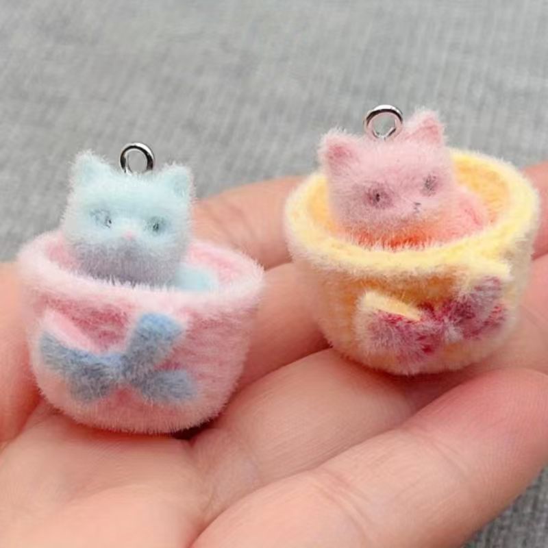 Jewelry Making Factory - 4 pendenti a forma di gatto