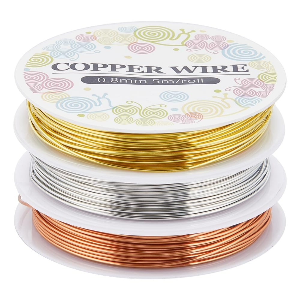 Jewelry Making Gold Wire - 12.8M Filo di rame per gioielli