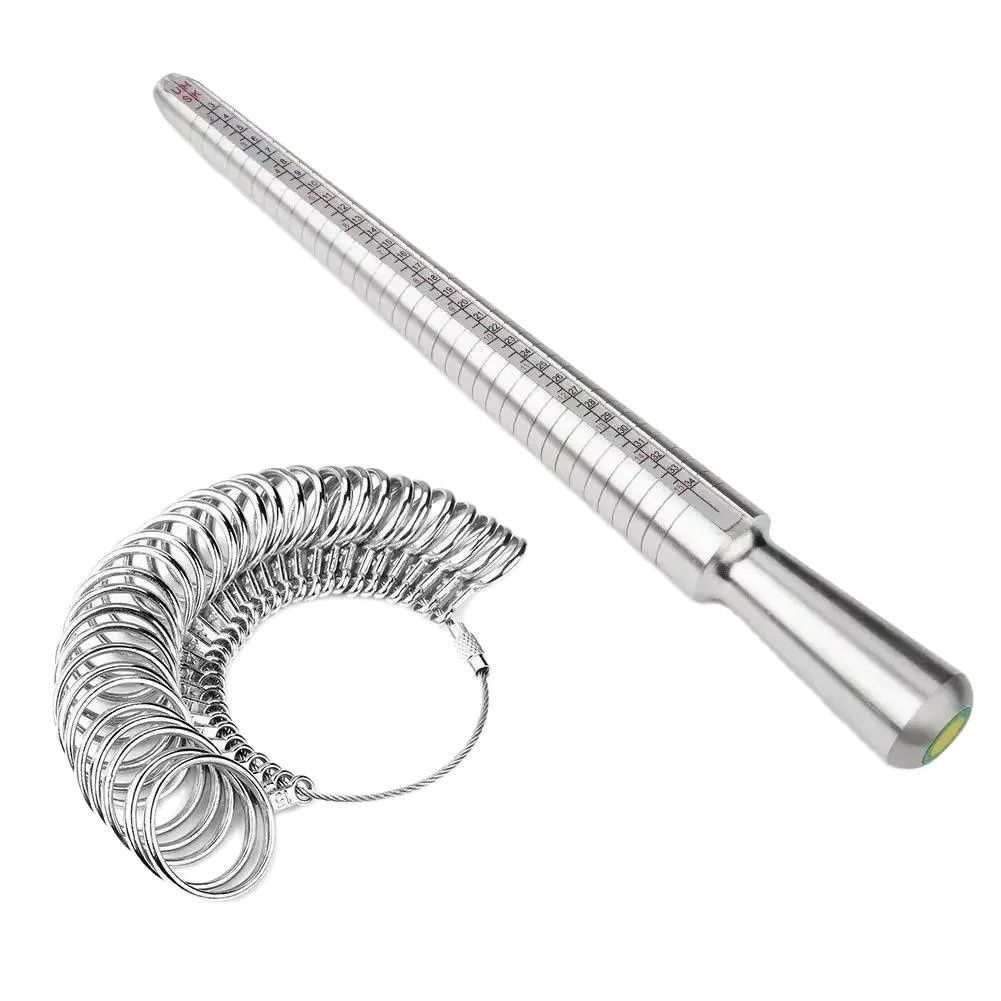 Jewelry Making Uk - Metallo HK/US/JP/UK/EU Misuratore di anelli Mandrino