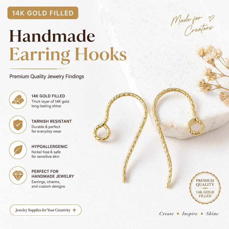 Jewelry Making Gold Wire - Filo per Orecchini Sparkle Micro in