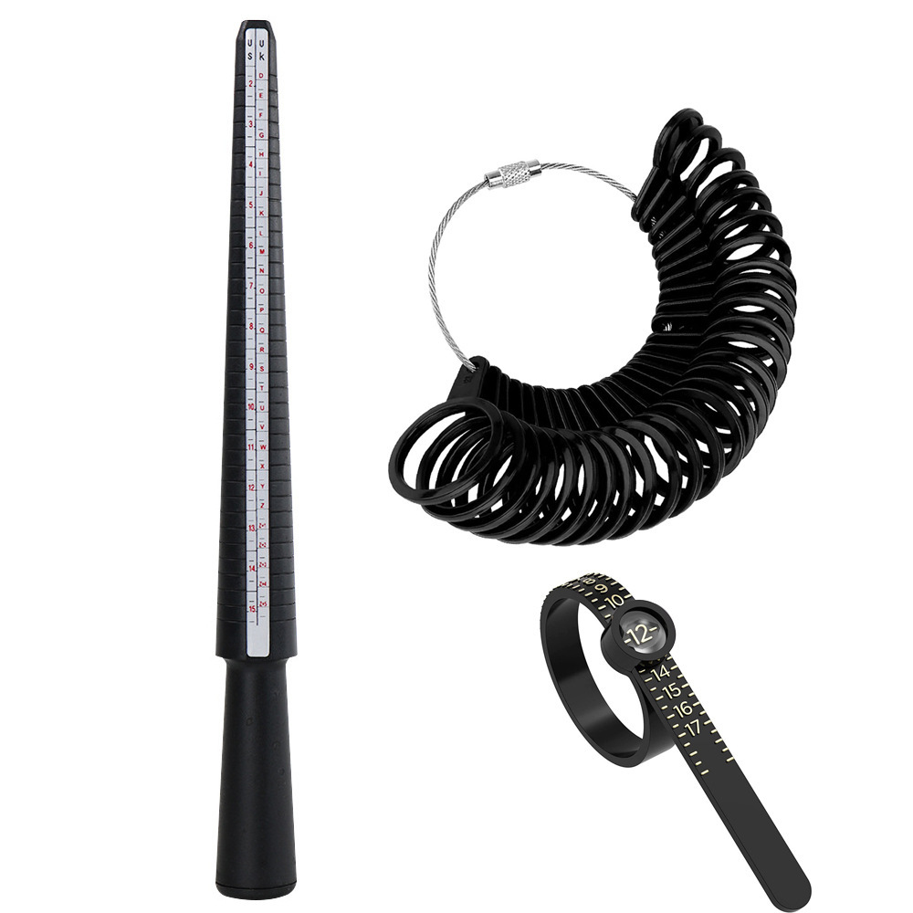 Jewelry Making Uk - Misuratore di Anelli in Plastica UK/US