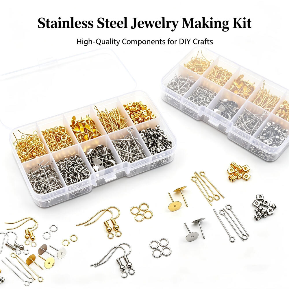 Jewelry Making Organizer - Set di 1 Scatola con Ganci