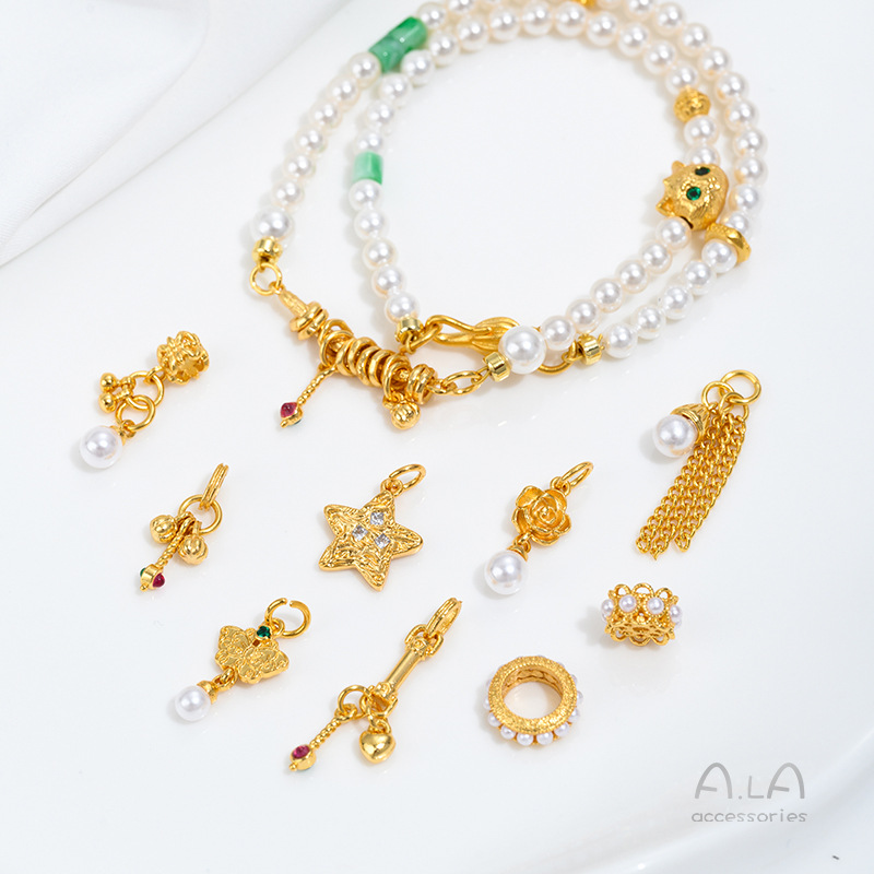 Anello con perle di oro sabbio - Jewelry Making Vietnam recensione e prezzo