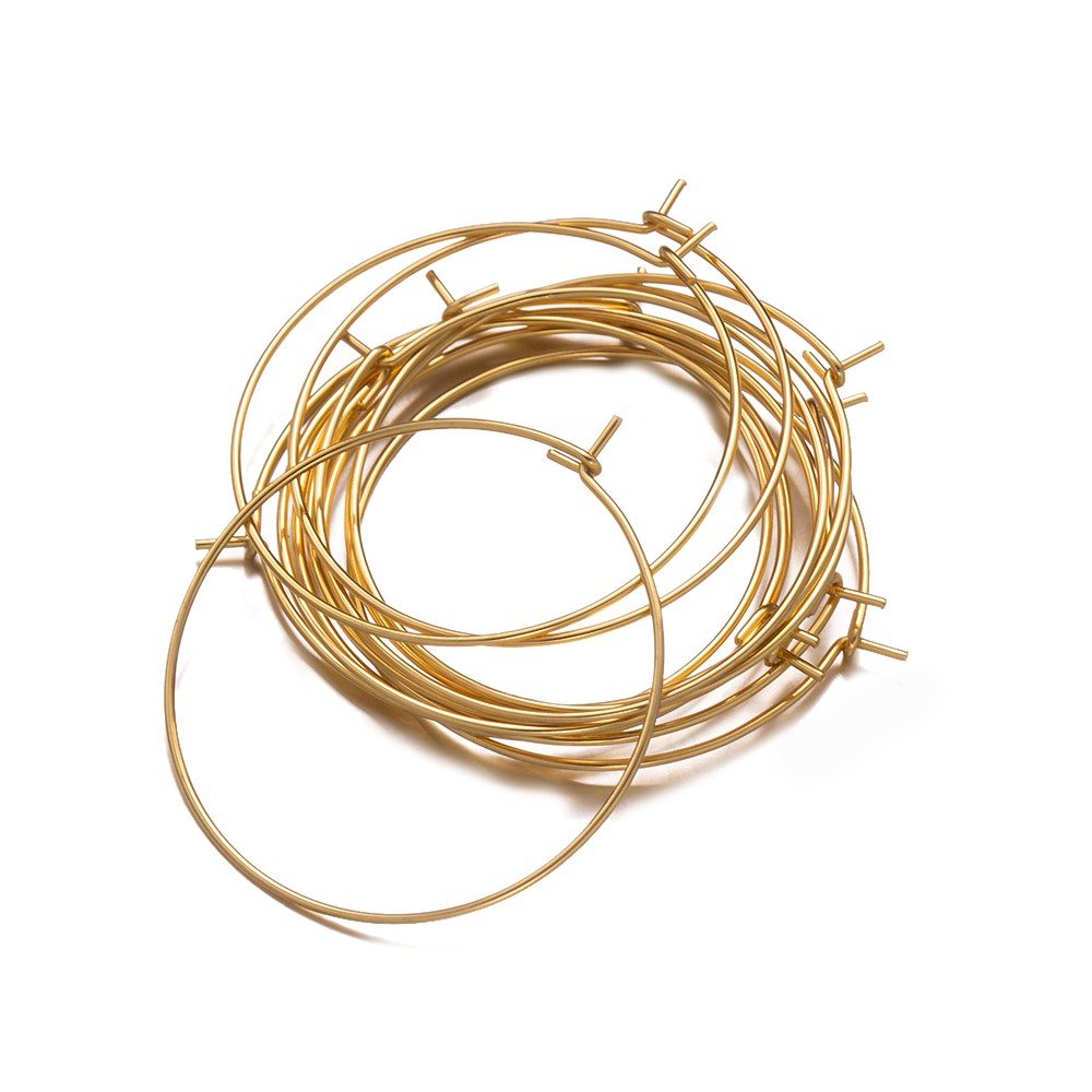 50 Pezzi Orecchini a Cerchio i - Jewelry Making Gold Wire recensione e prezzo