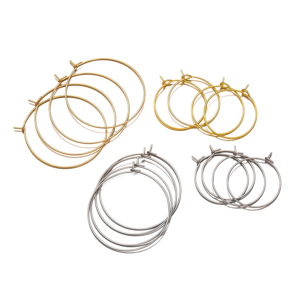 50 Pezzi Orecchini a Cerchio i - Jewelry Making Gold Wire recensione e prezzo