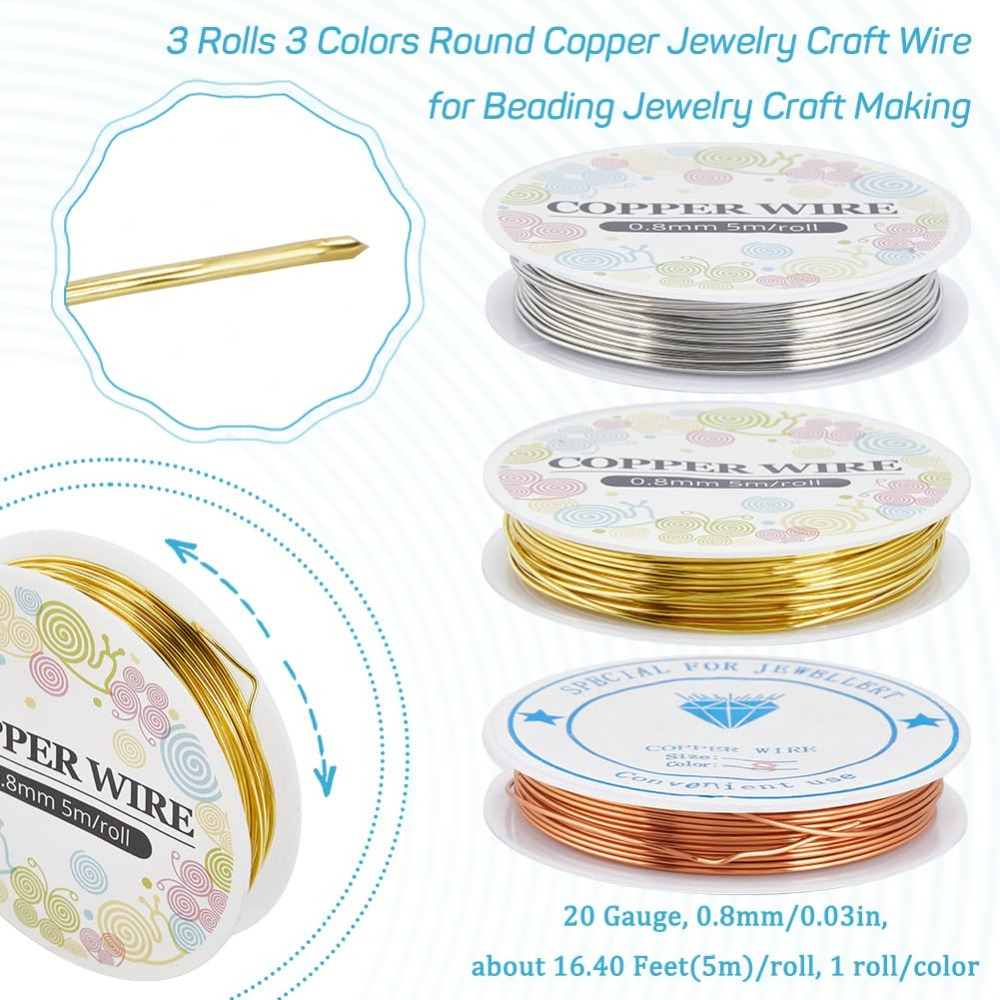 12.8M Filo di rame per gioiell - Jewelry Making Gold Wire recensione e prezzo