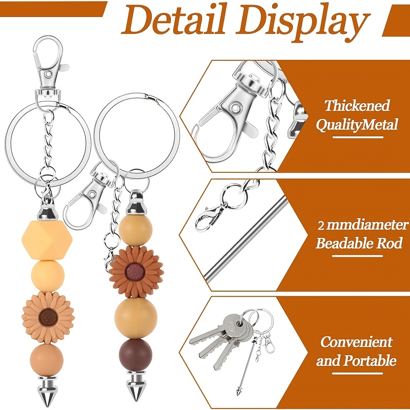 Set di 6 Portachiavi Creativi  - Jewelry Making For 5 Year Old recensione e prezzo