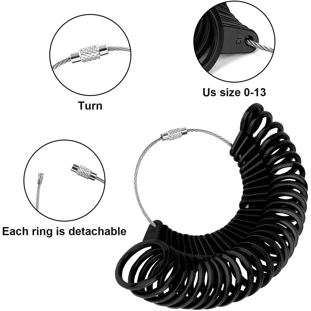 Misuratore di Anelli in Plasti - Jewelry Making Uk recensione e prezzo
