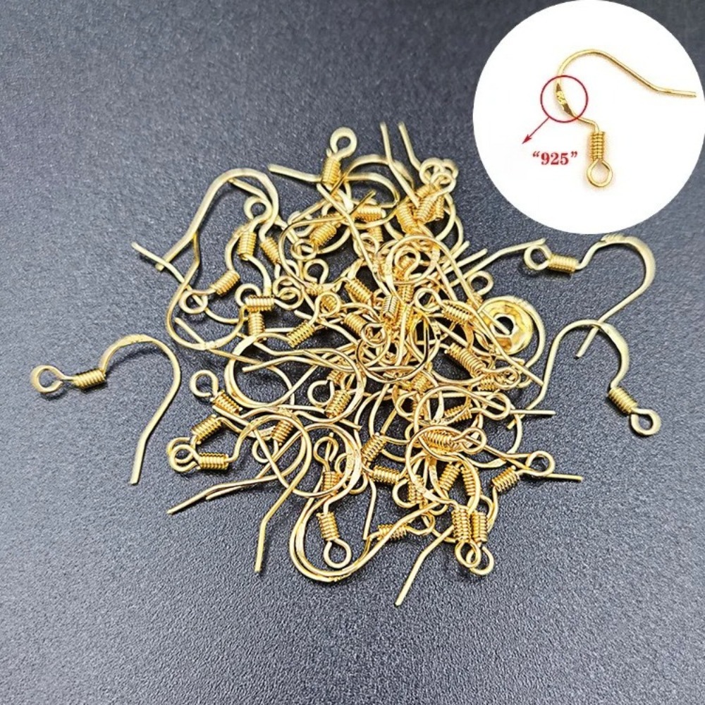 Ganci per Orecchini Placcati O - Jewelry Making Gold Wire recensione e prezzo