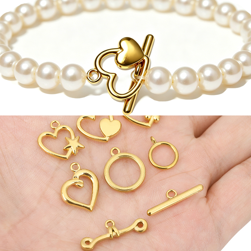 5 set di chiusure a T in accia - Jewelry Making Materials recensione e prezzo