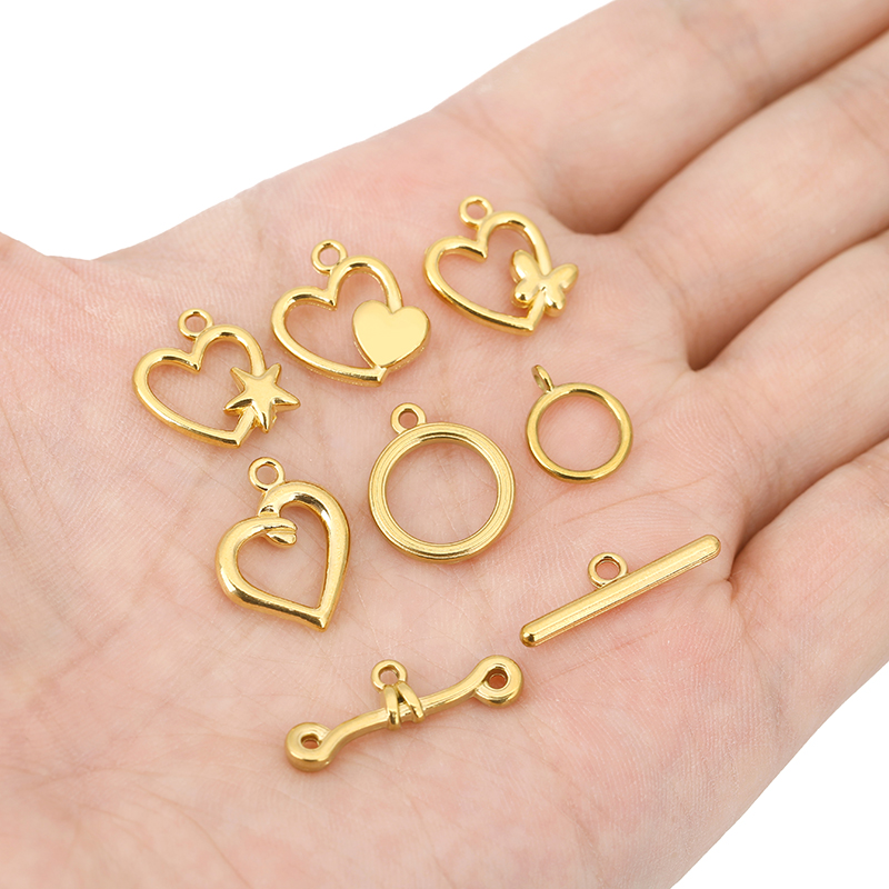 5 set di chiusure a T in accia - Jewelry Making Materials recensione e prezzo