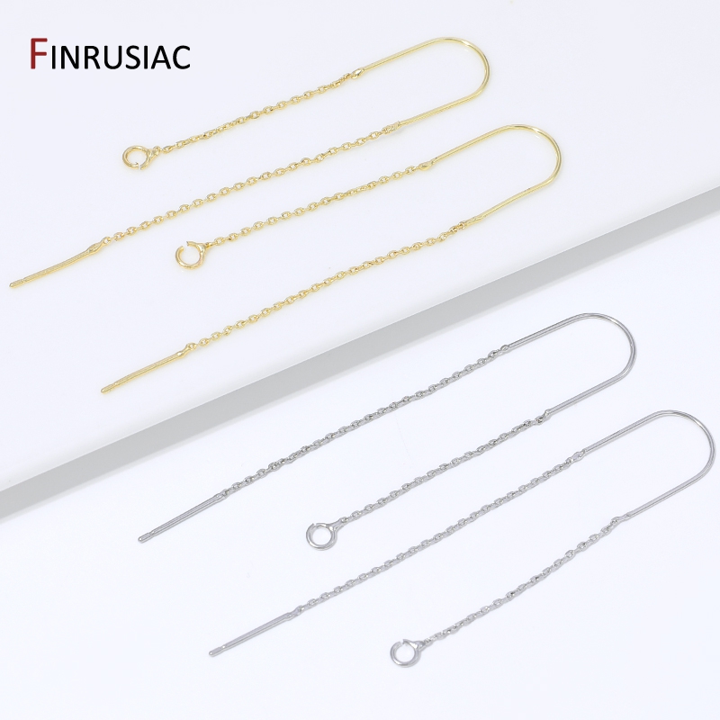 Orecchini pendenti a catena lu - Jewelry Making Gold Wire recensione e prezzo