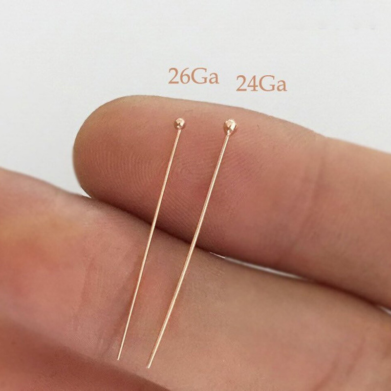 Filo in oro rosa 14K con testa - Jewelry Making Gold Wire recensione e prezzo