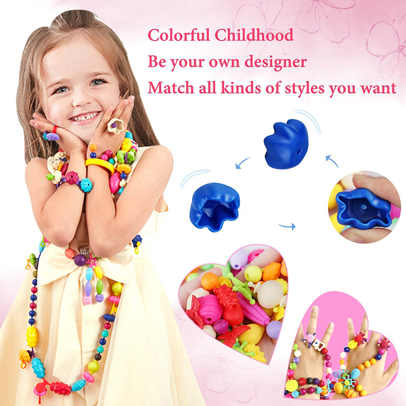100 pezzi di perline pop per b - Jewelry Making For 5 Year Old recensione e prezzo