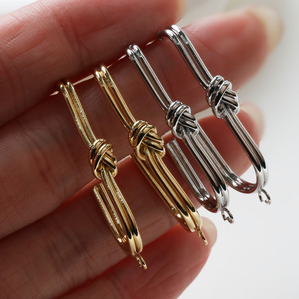 2 pezzi delicati orecchini a b - Jewelry Making Knots recensione e prezzo
